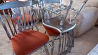 krzesła drewniane masywne stabilne ciężkie-4 sztuki.