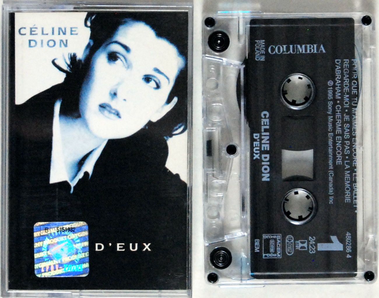 Celine Dion - D'Eux (kaseta) BDB