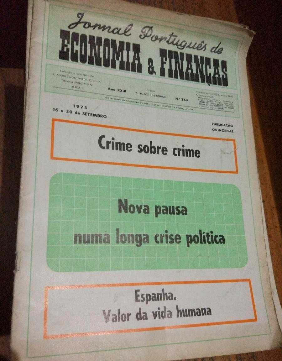 Jornal Português de Economia e Finanças 3 unid