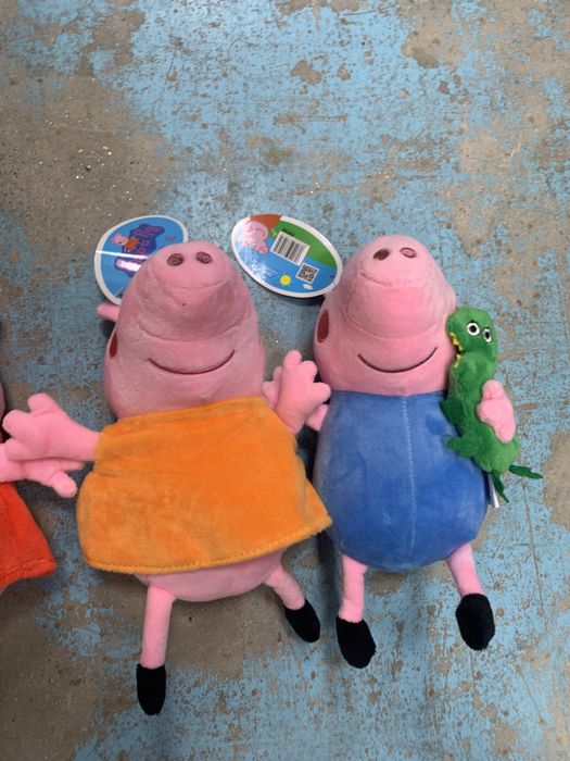 Conjunto de 3 peluches peppa pig