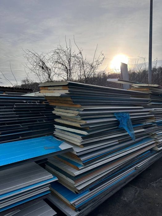 Сендвіч-панелі стінові 40мм PIR | 2 сорт| Відрізки 65- 120см | Акція