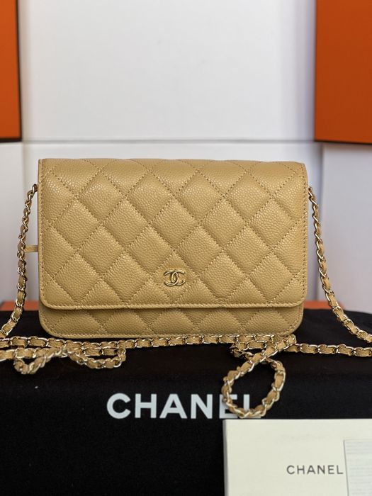 Torebka Chanel WOC Beige Caviar