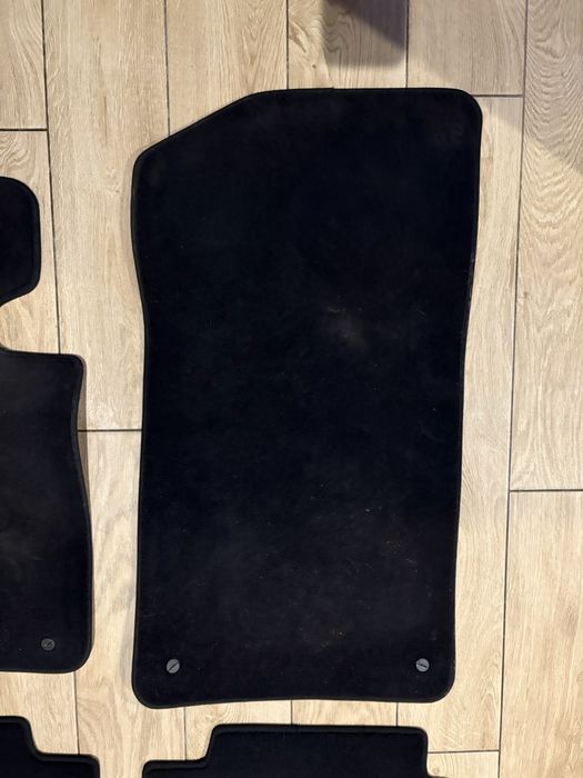 Dywaniki welurowe wycieraczki BMW e46 czarne oryginalne komplet