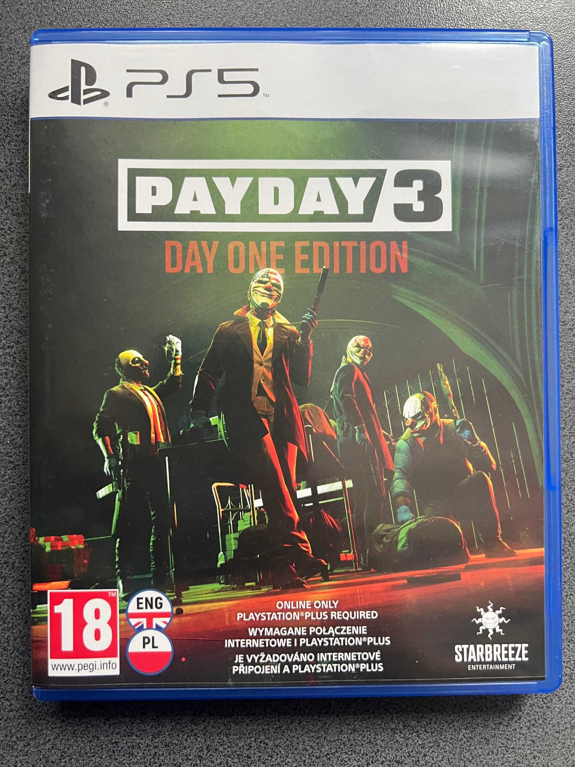 PayDay 3-Day One Edition-PS5 PL Stan SUPER Polecam!