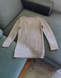 Sweter beżowy z cekinami