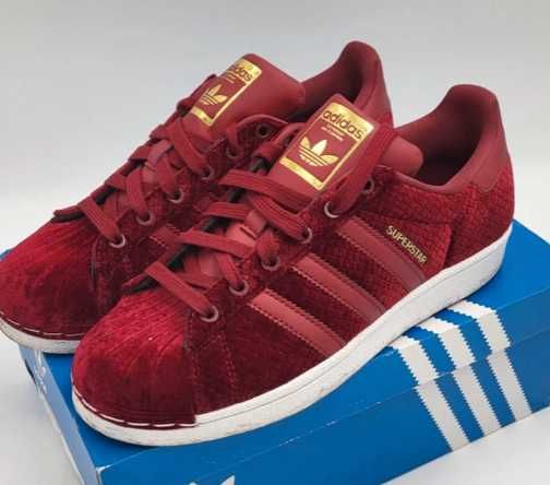 Adidas Superstar Limited Edition Vinted  B41512 WELUROWE BORDOWE,