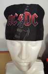 Lekka bandana/opaska AC/DC z dzianiny – idealna na koncert!