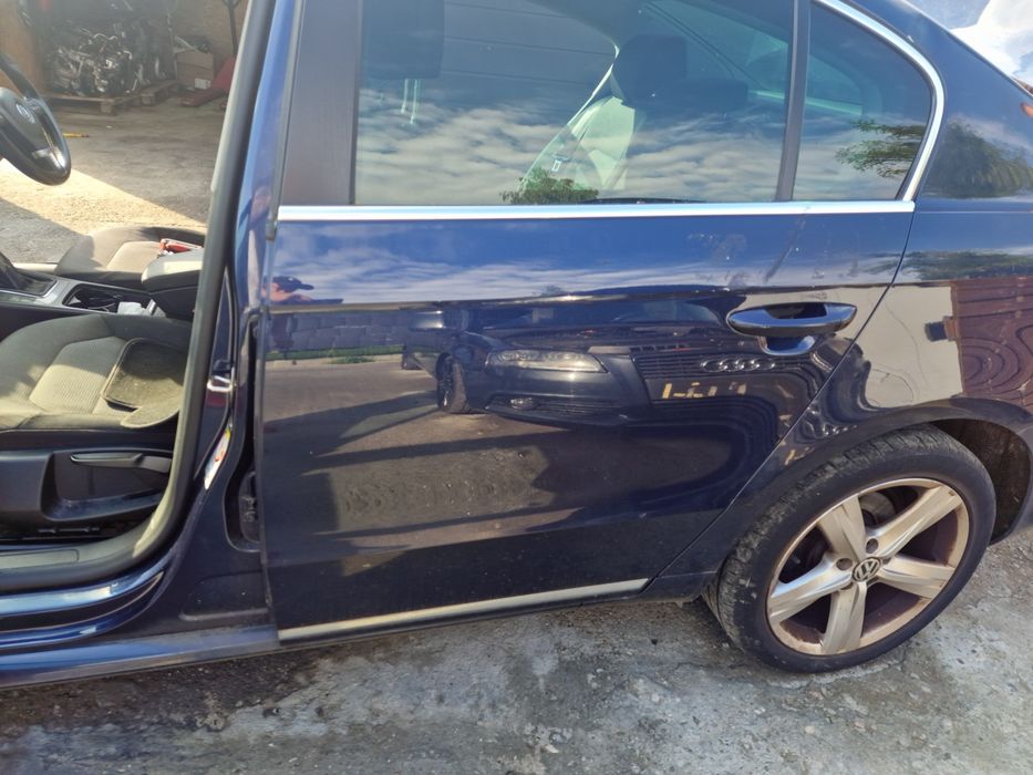 Vw passat b7 drzwi lewy tyl tylnie lh5x sedan do założenia w kolor