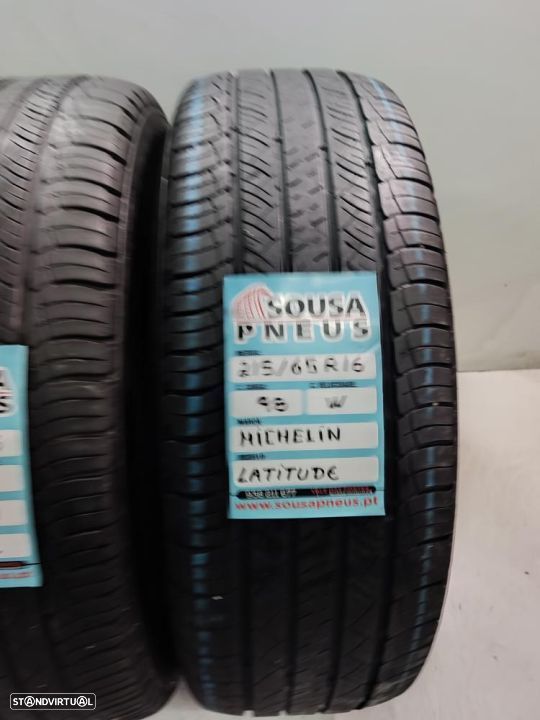 2 pneus semi novos 215-65r16 michelin - oferta dos portes 90 EUROS