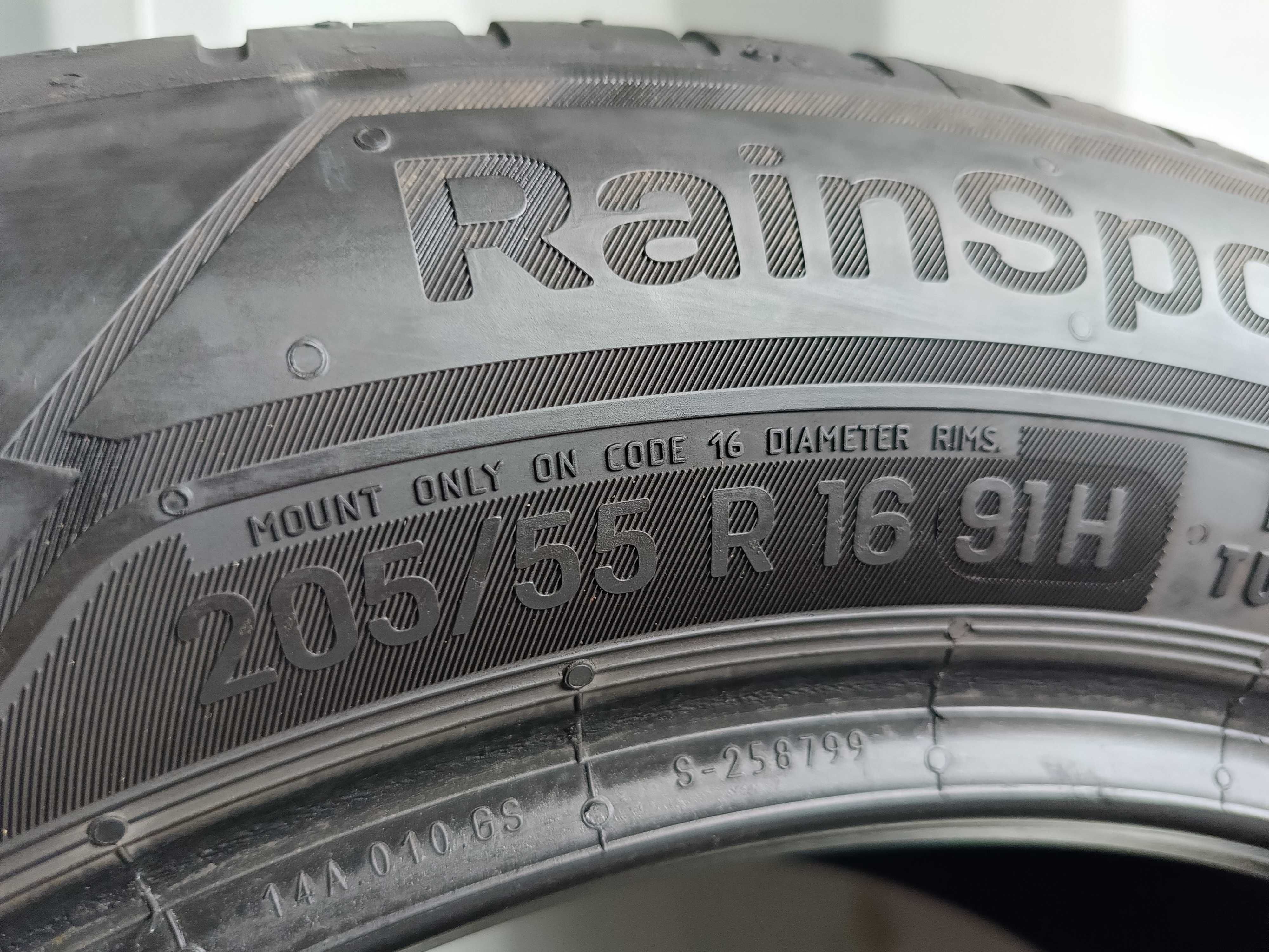 4X205/55R16 91H UNIROYAL RainSport 5
