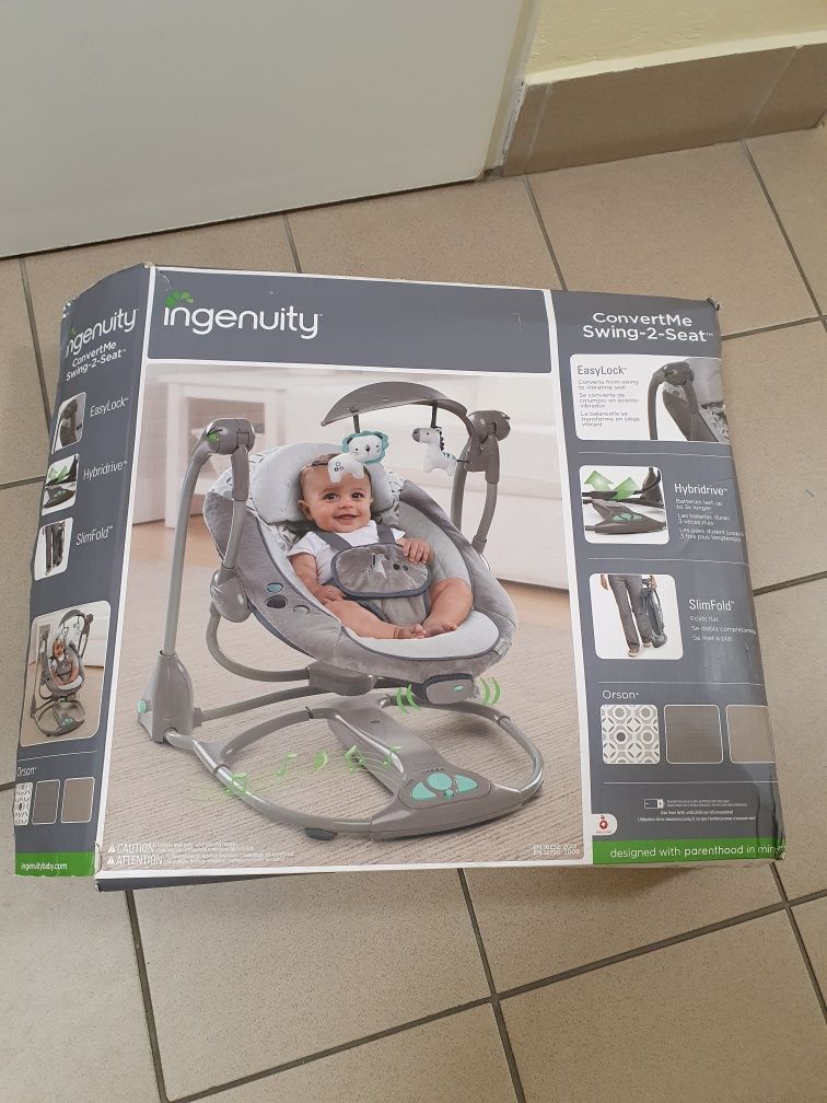 Bright Starts Huśtawka bujak Hybrydowa Lew Ingenuity 10215