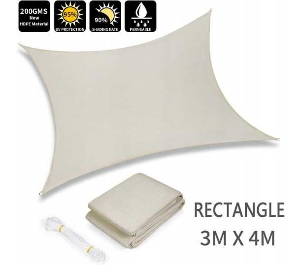SUNKORTO żagiel przeciwsłoneczny markiza 200g HDPE