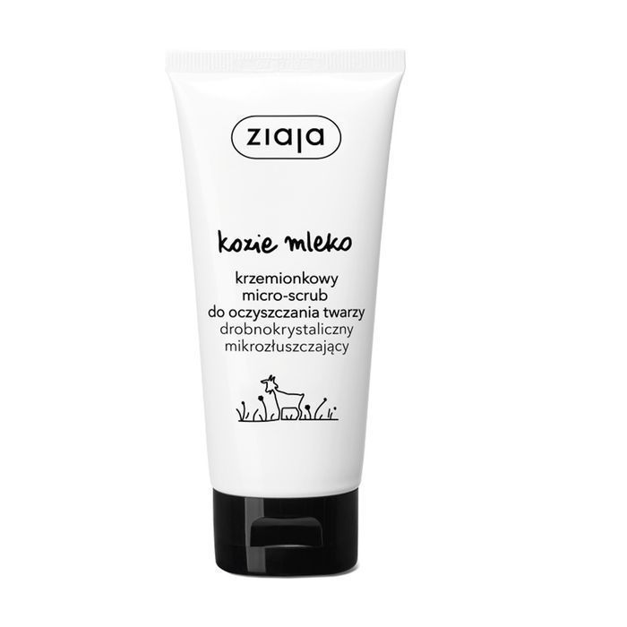 Peeling Ziaja Kozie Mleko Krzemionkowy 75ml - Micro-Scrub Twarzy