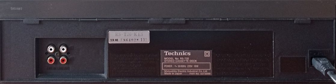Deck cassetes Tecnhics RS T20