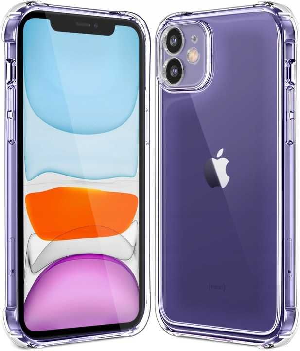 Etui clear CASE ANTI-SHOCK 2xSZKŁO 9H do iPhone 11