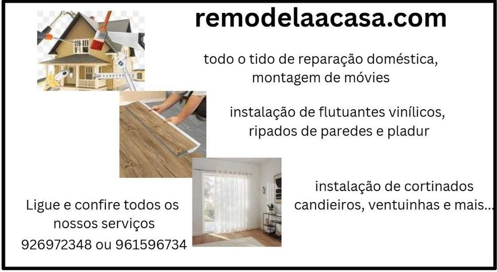 Pequenos reparos ao domicílio