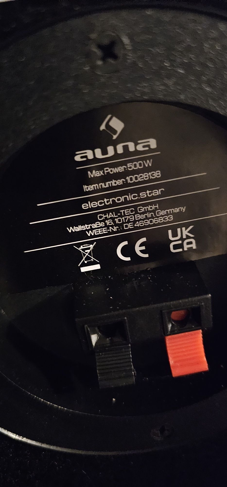 Kolumna pasywna 12" 500W auna