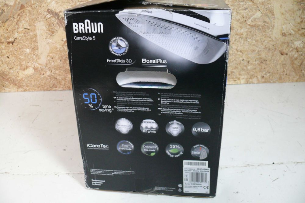 Braun CareStyle 5 IS 5145 Centro de Engomar 6.8 Bar 2400W - Branco