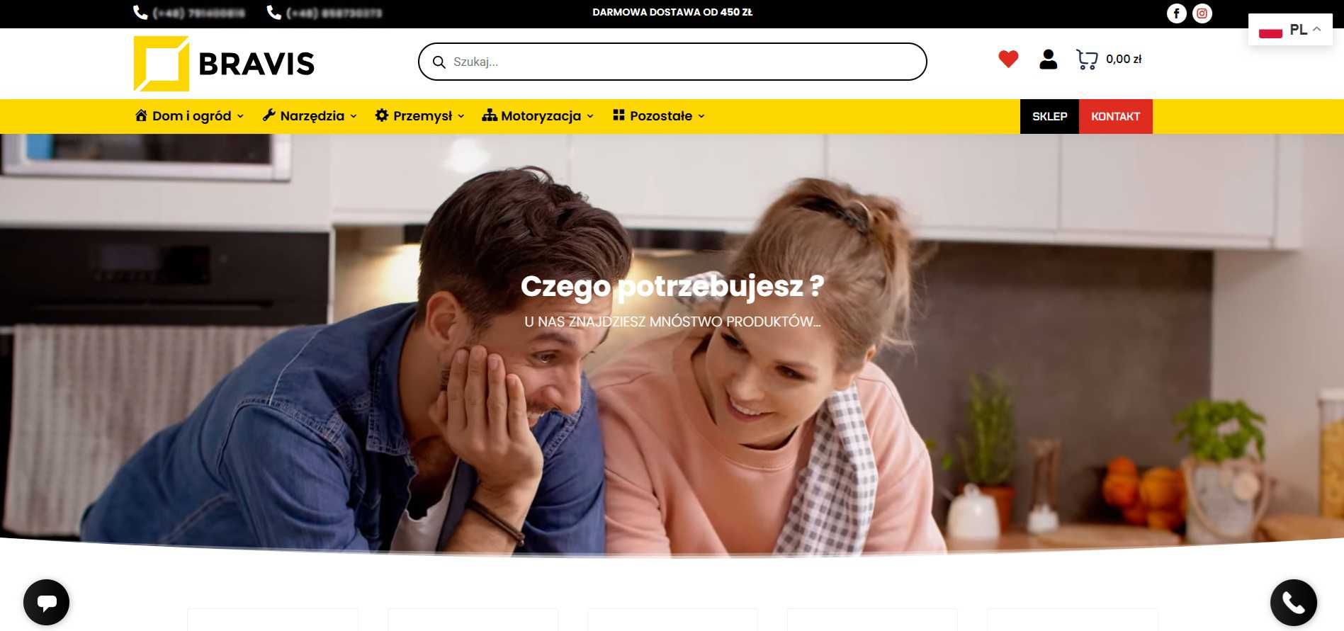 Strona internetowa Sklep internetowy WordPress CMS Pozycjonowanie SEO