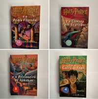Livros Harry Potter do 1 ao 3