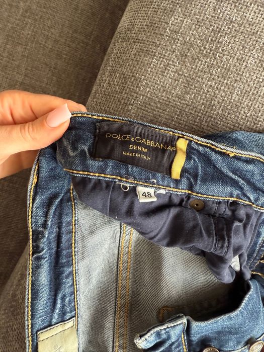 Calças de ganga masculinas Dolce & Gabbana originais