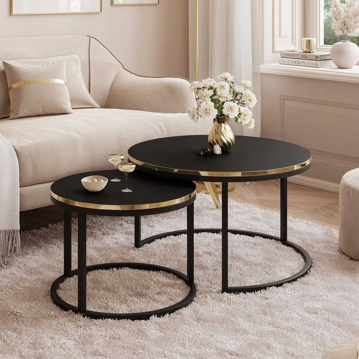 Stolik kawowy 2 w 1 solo różne kolory