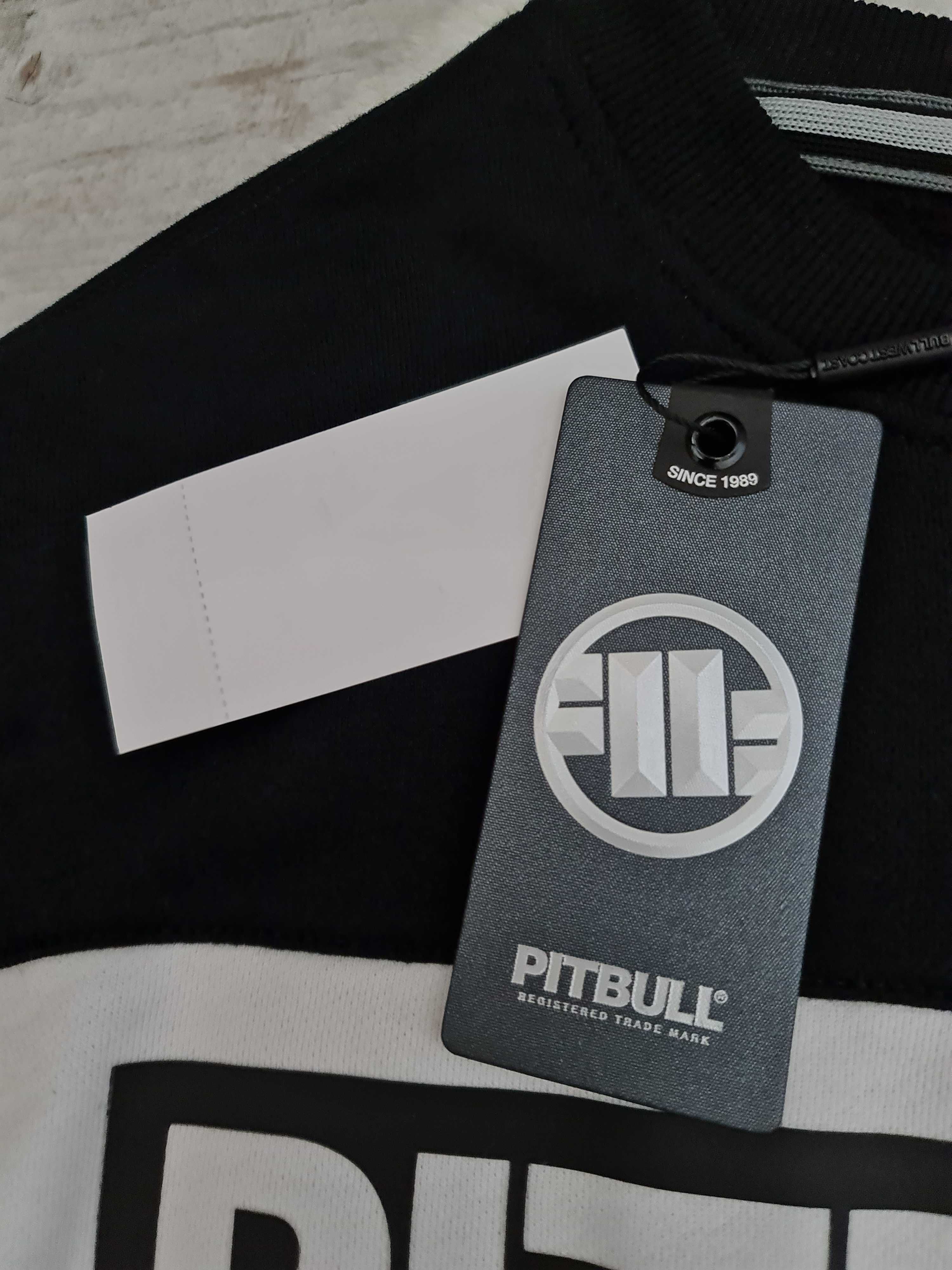 Bluza Crewneck PitBull Rozmiar L Czarna Nowa Logo