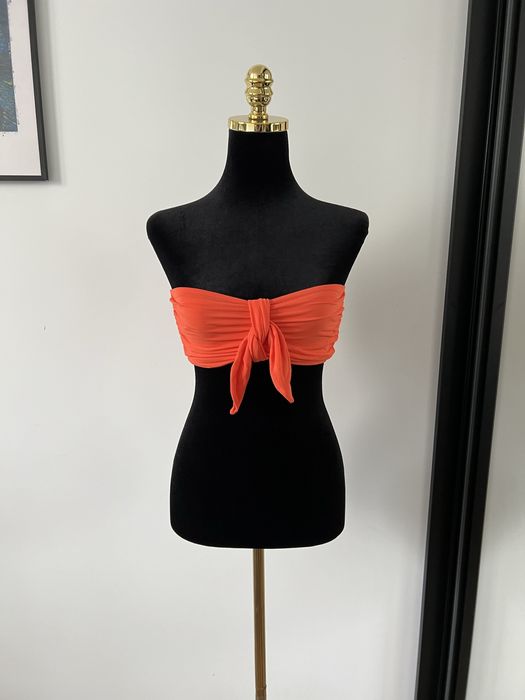 Pomarańczowy biustonosz,stanik,kostium kąpielowy,opaska,bikini,Etam,XS