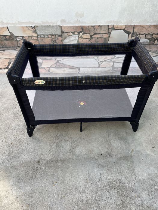 Cama viagem infantil com saco transporte