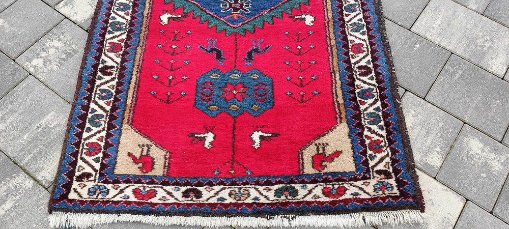 Afgański chodnik wełniany tkany ręcznie dywan 291 x 83 cm perski