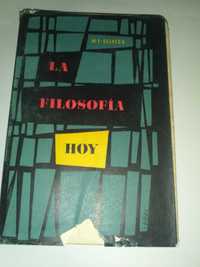 Livro "La filosofia hoy" de M. F. Sciaccade 1956 - bom estado