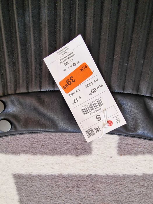 Nowa Skórzana spódniczka, spódnica, rozmiar S Reserved