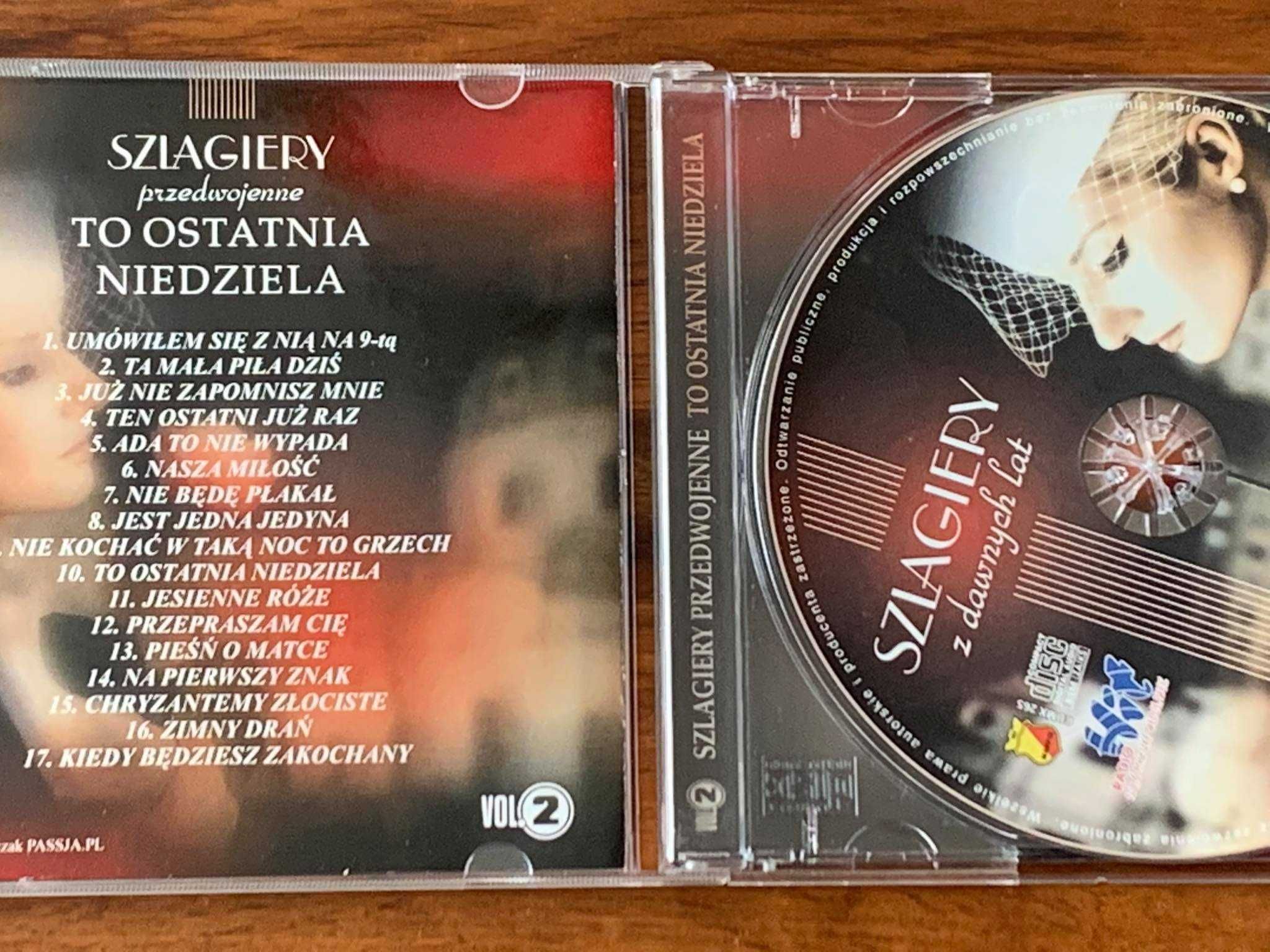 Szlagiery Przedwojenne - Ta Ostatnia Niedziela - CD - stan EX!