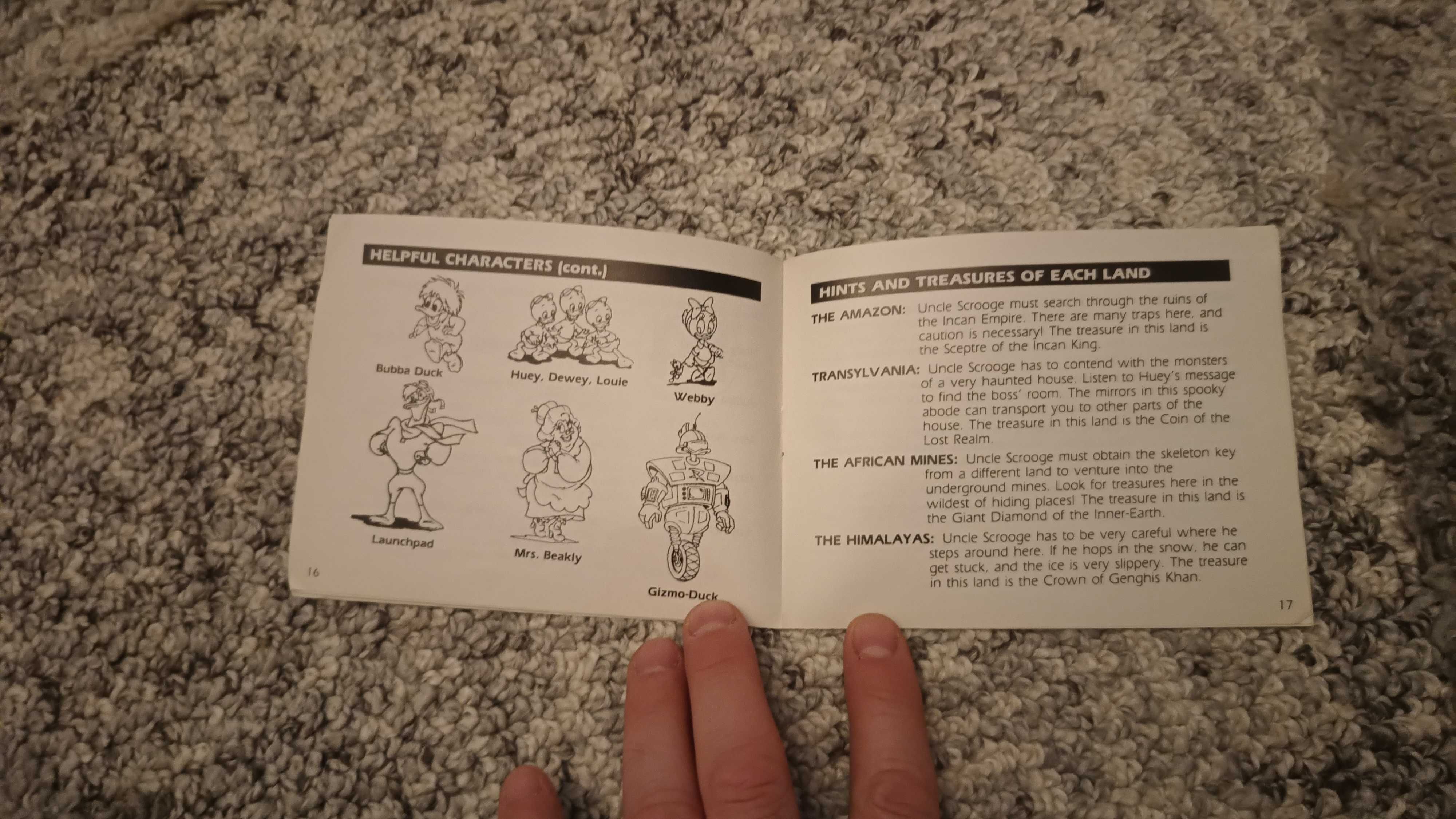 Duck Tales NES komplet Box instrukcje protektor