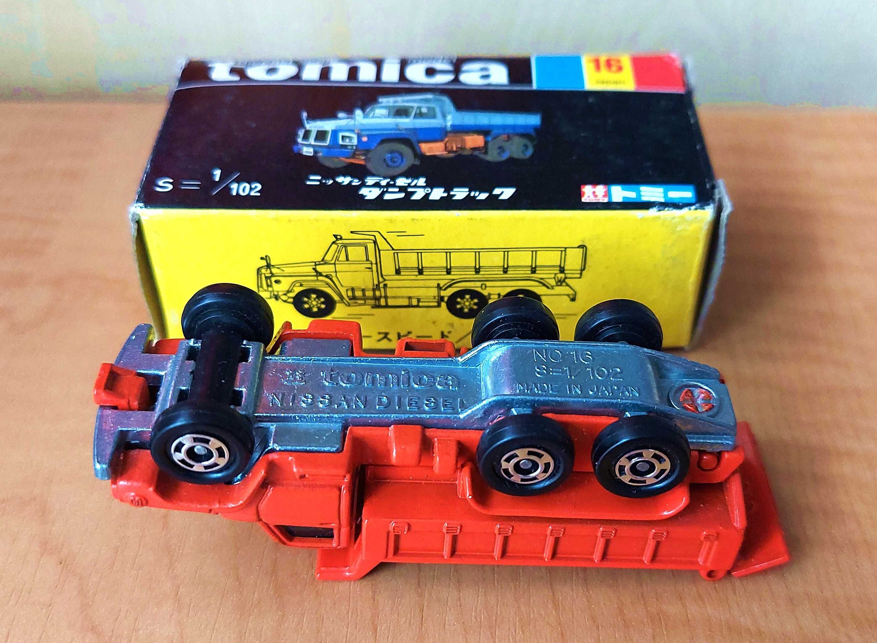 Tomica Nissan Diesel Dump Truck 16-2 Made in Japan