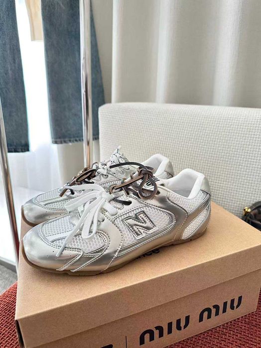 NewBalance_x _MIUMIU_Srebrny R.37