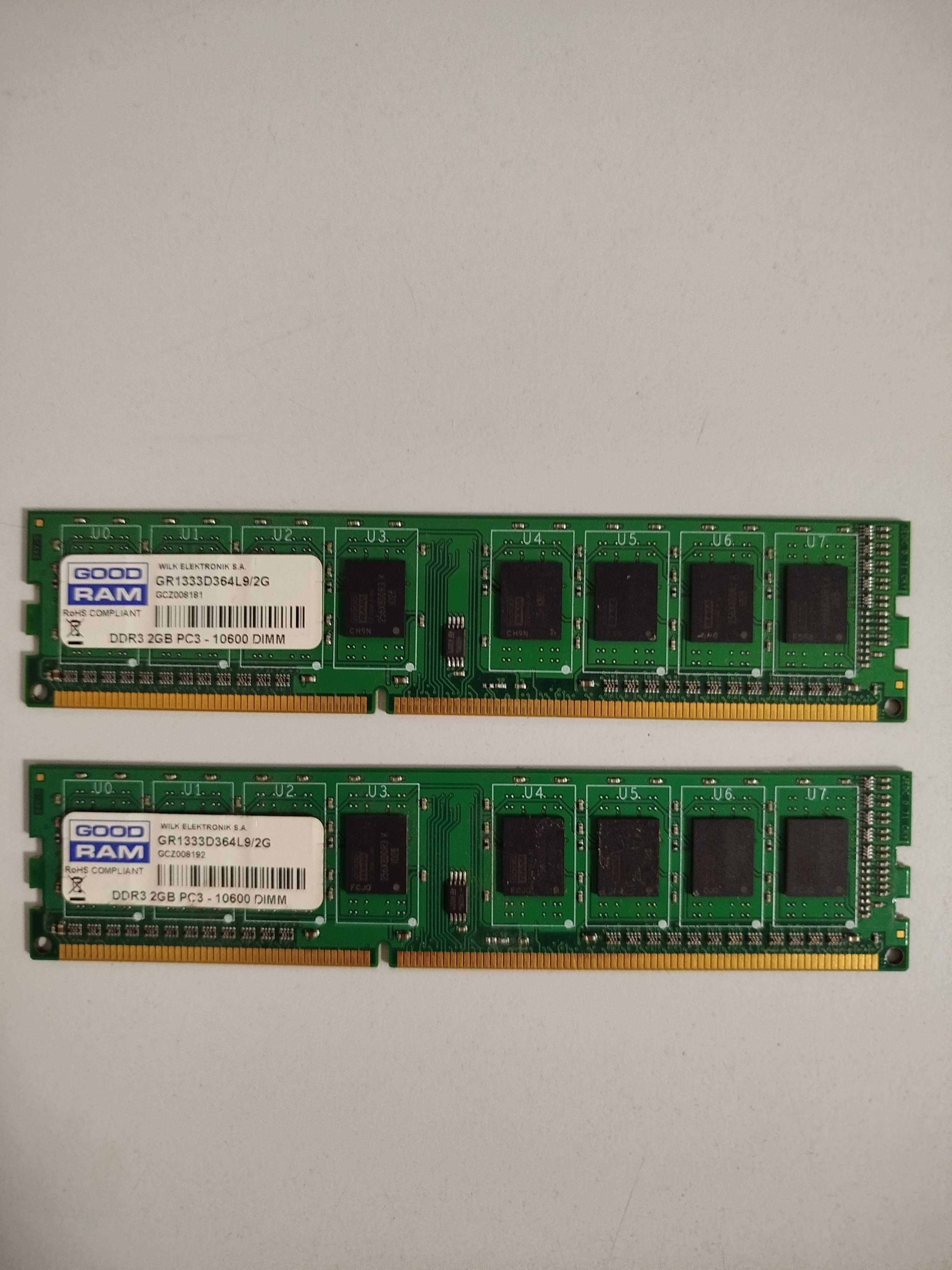 2X2GB GoodRam 1333mHz