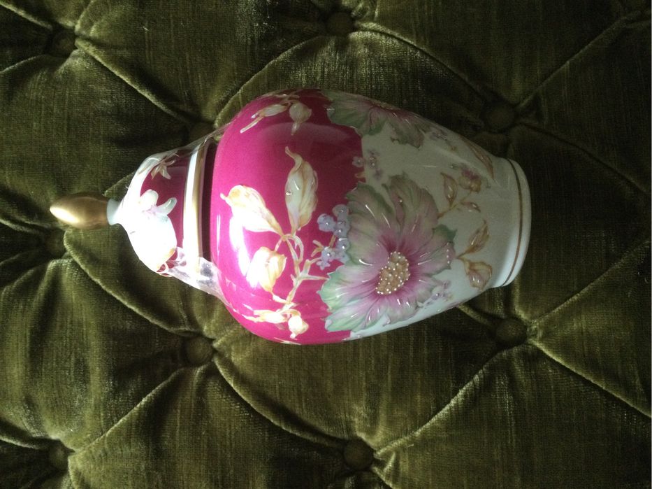 Candeeiros Bronze e Porcelana Artibus Pintados à mão Aveiro 56 cm