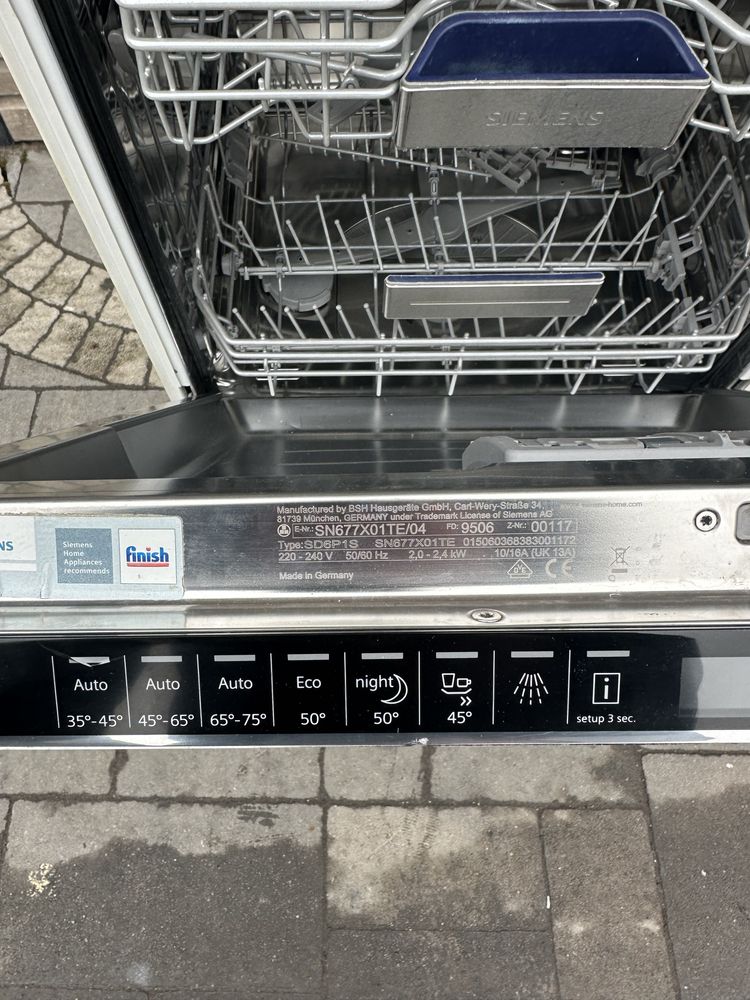 Посудомийна машина siemens 81см SN677X01TE/04