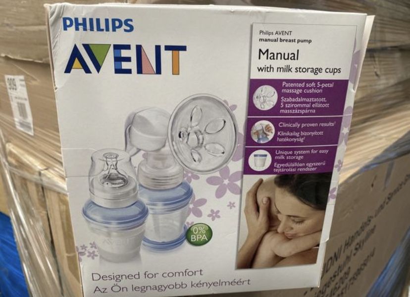 PHILIPS AVENT laktator NATURAL  + butelka  125 ml