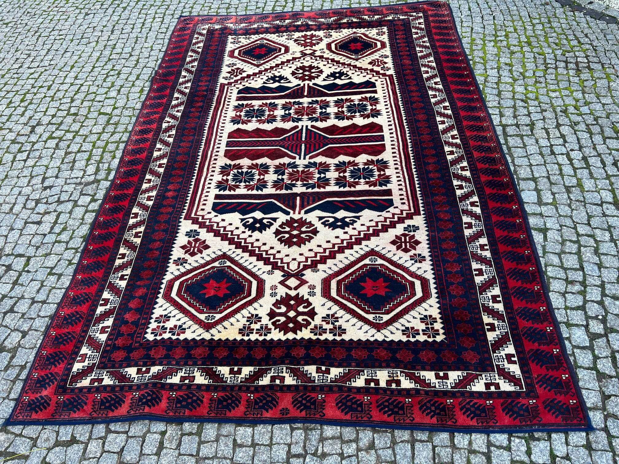 90 letni dywan vintage KAZAK 295x198 galeria 9 tys