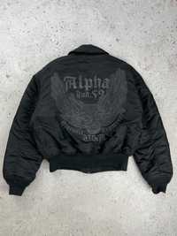 Alpha industries cwu-45 flight skull bomber jacket куртка Оригінал