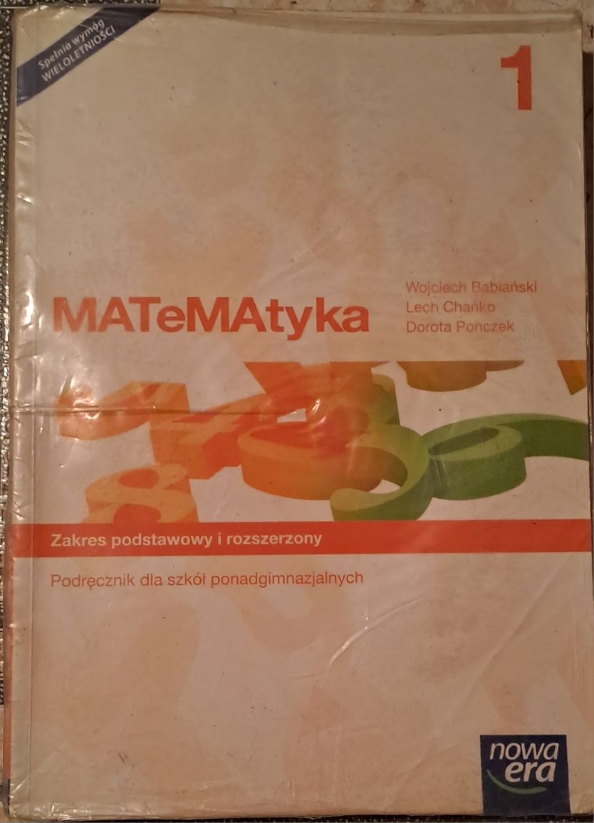 Matematyka 1 Nowa Era