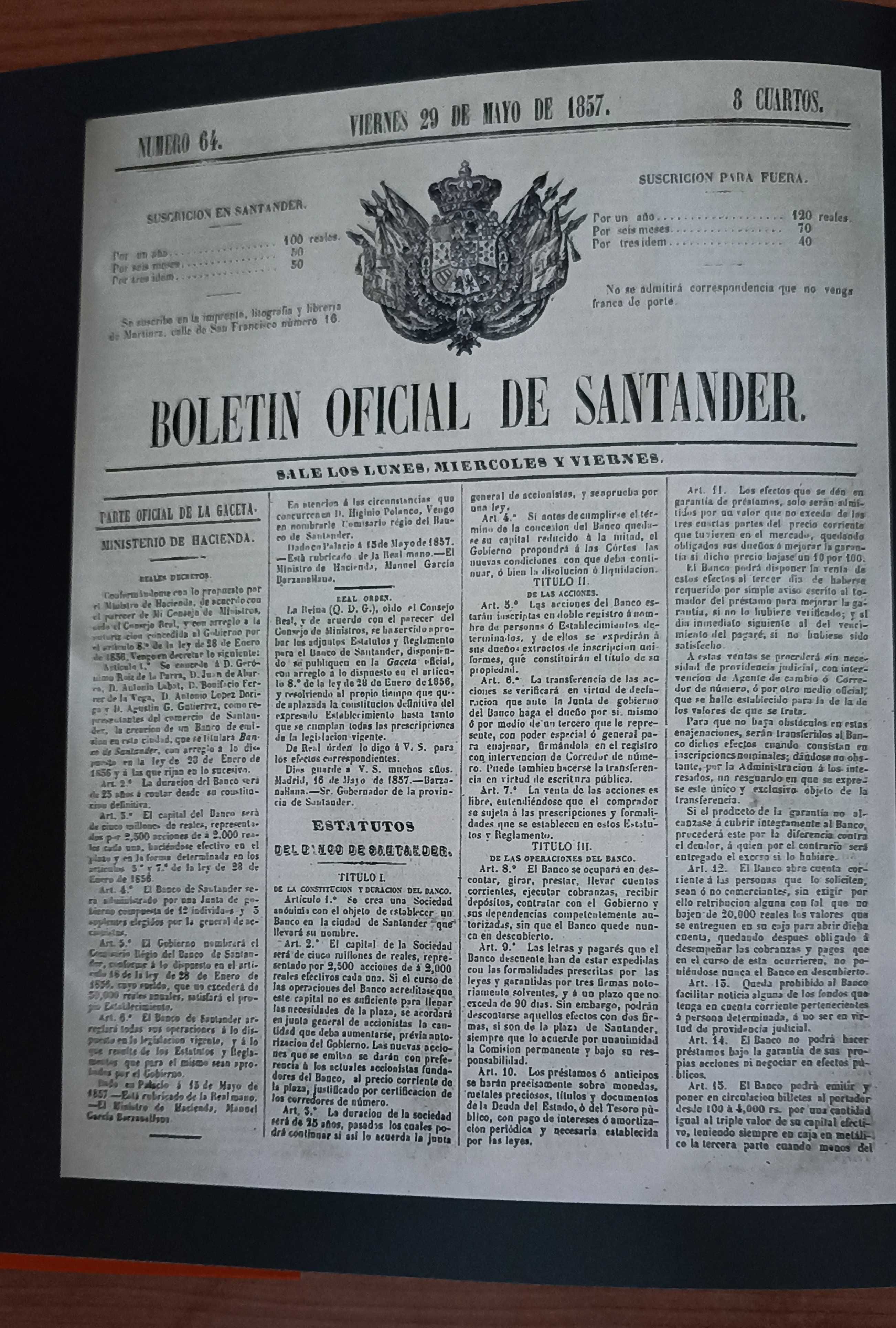 1857 a 2007: Banco Santander 150 anos de história