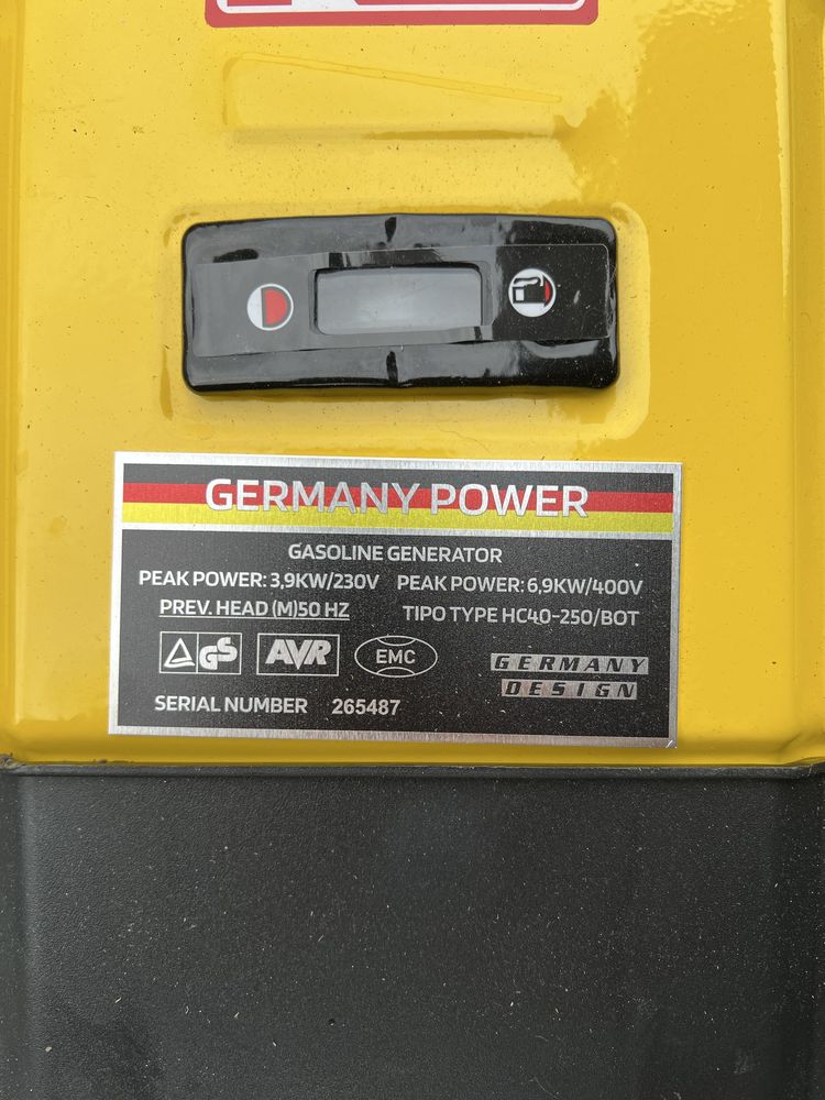 Agregat prądotwórczy Hombresen 6,9 kW z pilotem!