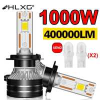 Żarówki LED H7 1000W , 6000K Pro