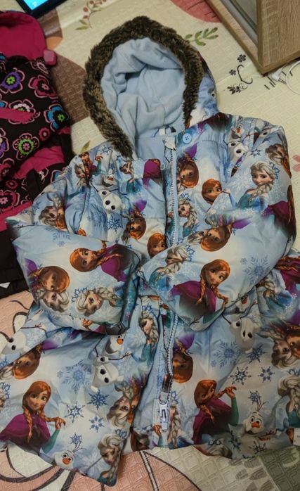 Зимова тепла куртка на 4 роки, 104-110 см