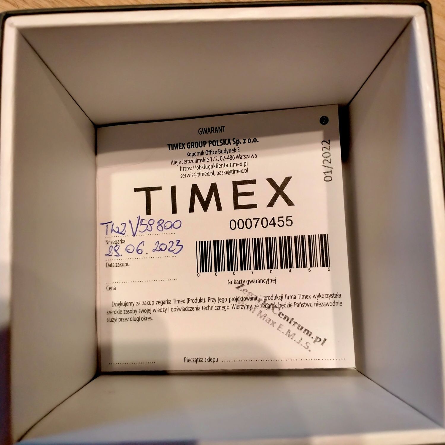 Zegarek męski Timex NOWY