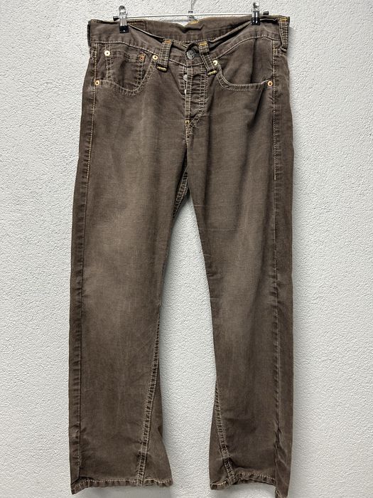 Штани джинси Levis 907 W34 L32 вельветові чоловічі