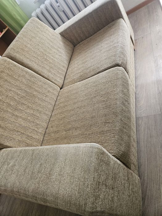 Sofa plus fotel beż
